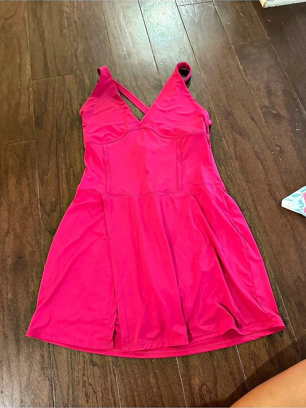 Athletic Dress Pink Mini Dress